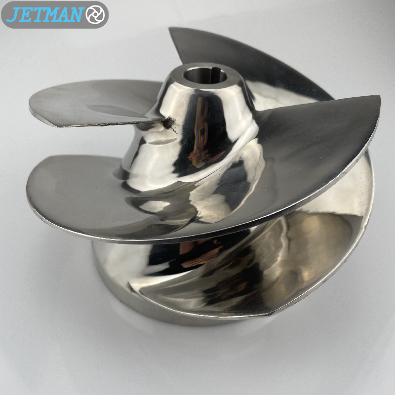 Stainless Steel 3 Blades 7 3/8 Outboard Jet Impeller for Outboard Jets